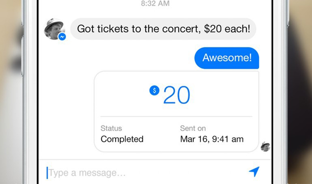 Facebook Messenger habilita funcin de pago en todo EE.UU.