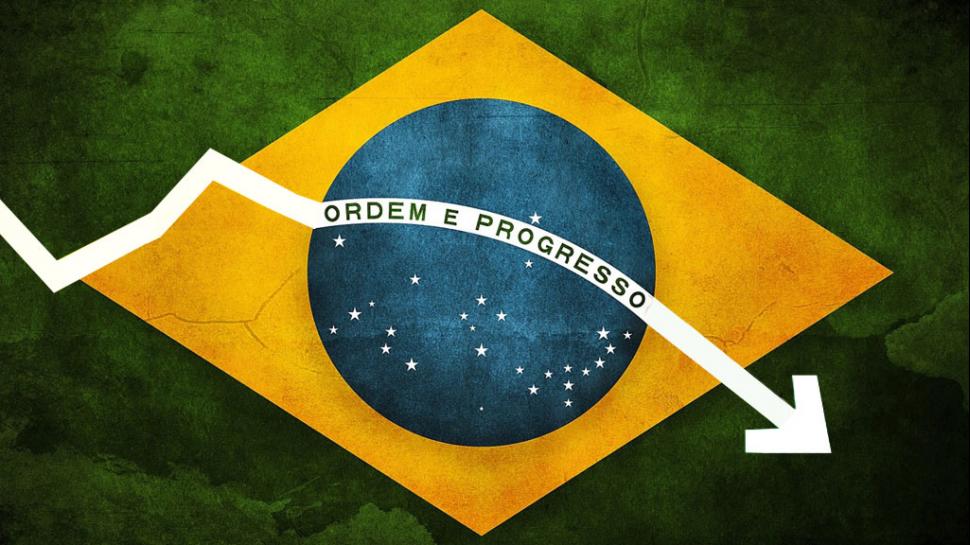 Malo: economía de Brasil se contrae 1,9% y se confirma recesión