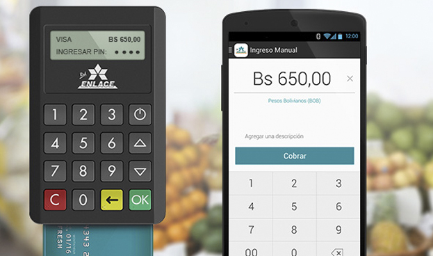 Red Enlace y GeoPagos lanzan MiPOS, la primera solucin mPOS en Bolivia