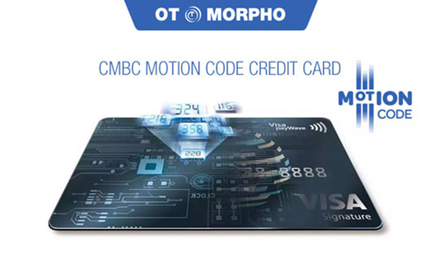 OT-Morpho lanza en China la primera tarjeta de pago con CVV2 dinámico MOTION CODETM