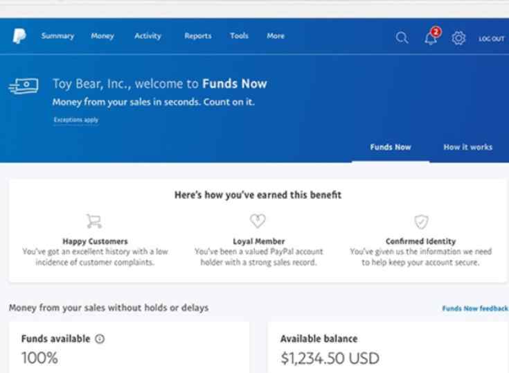 Paypal lanza Funds Now, para que pequeas empresas tengan acceso inmediato a sus fondos