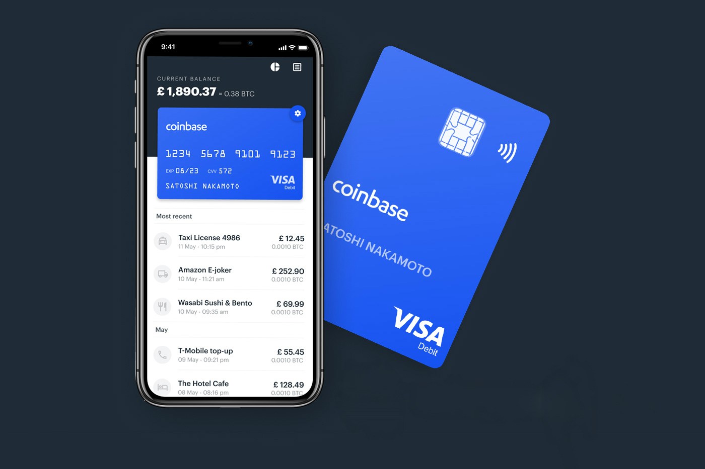 Coinbase ingresa en el mundo de VISA