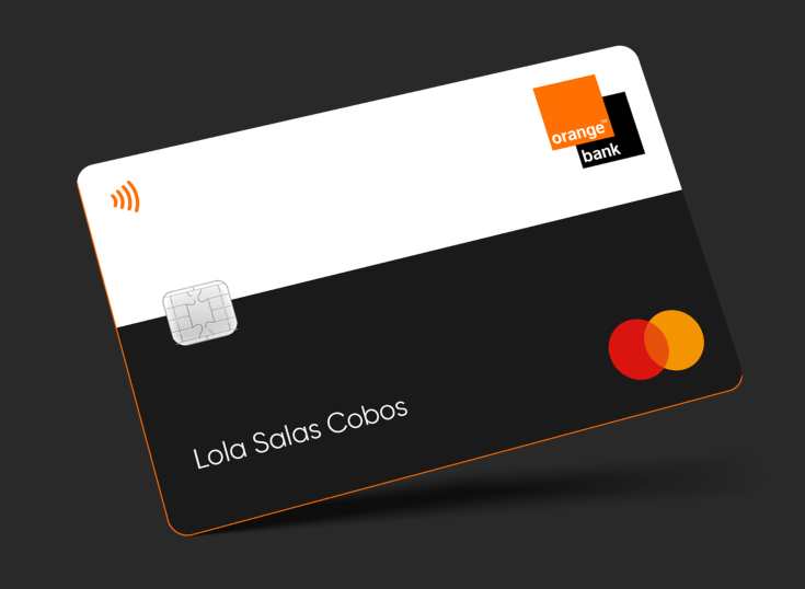 España: tarjeta Mastercard de Orange sin información sensible