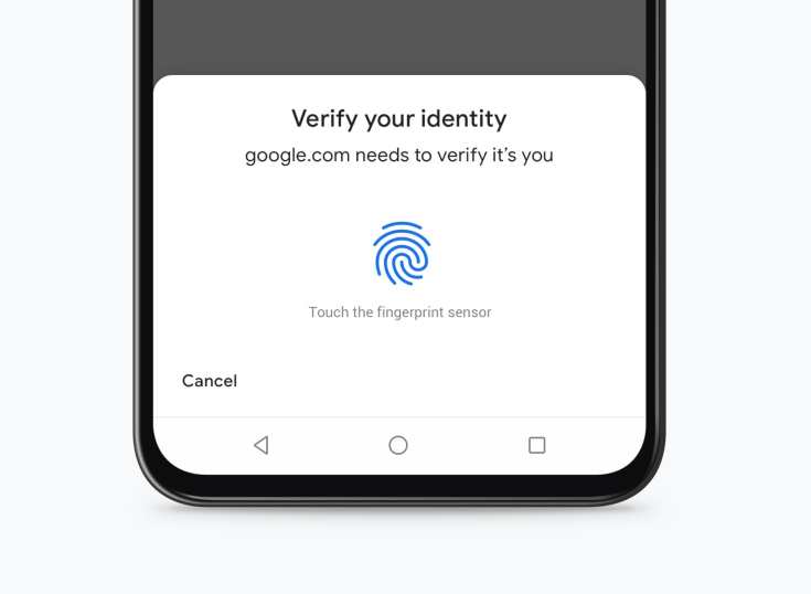 Chrome para android implementar autenticacin biomtrica para pagos con tarjetas