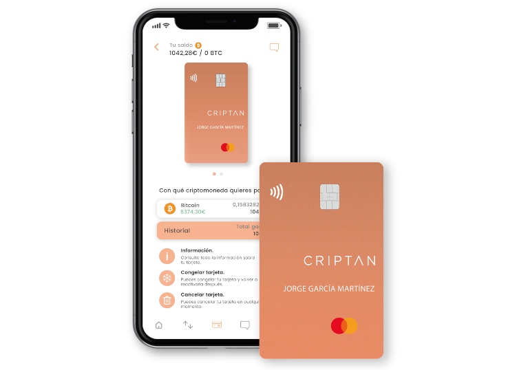Mastercard y Criptan lanzan una tarjeta de pago 