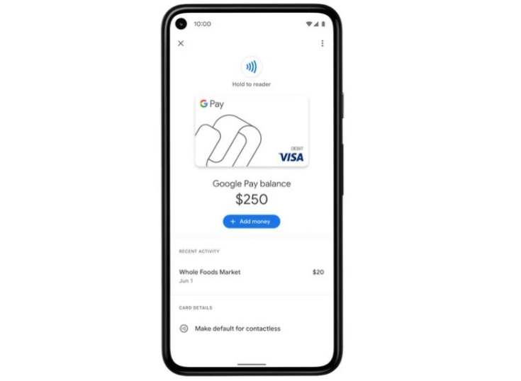 Solo para Estados Unidos: se podr usar el saldo de Google Pay para pagos presenciales