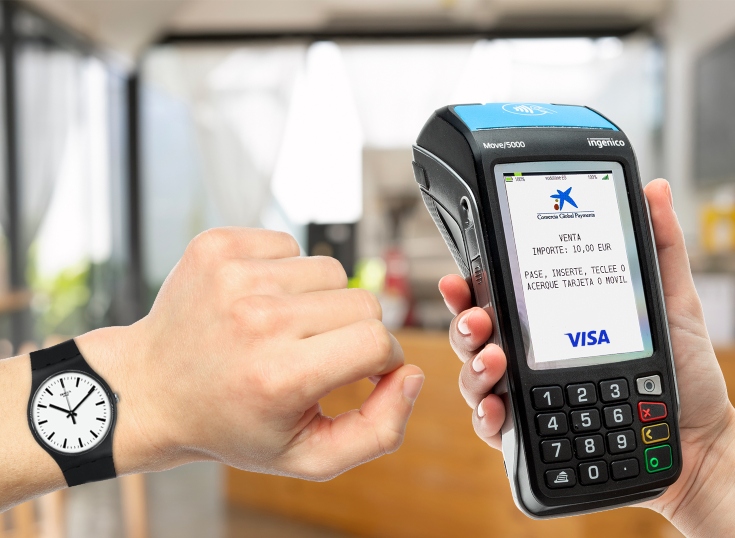 Swatch Pay!  llega a España de la mano de CaixaBank y Visa