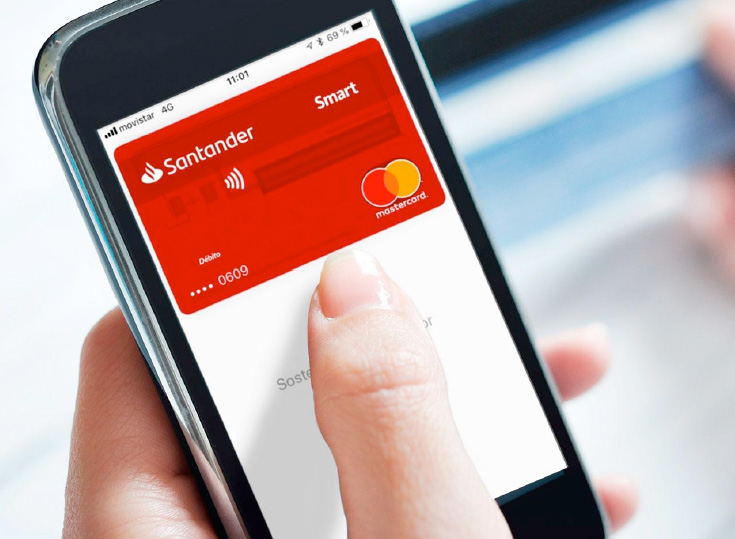 Santander pretende aumentar el uso de tarjetas virtuales 