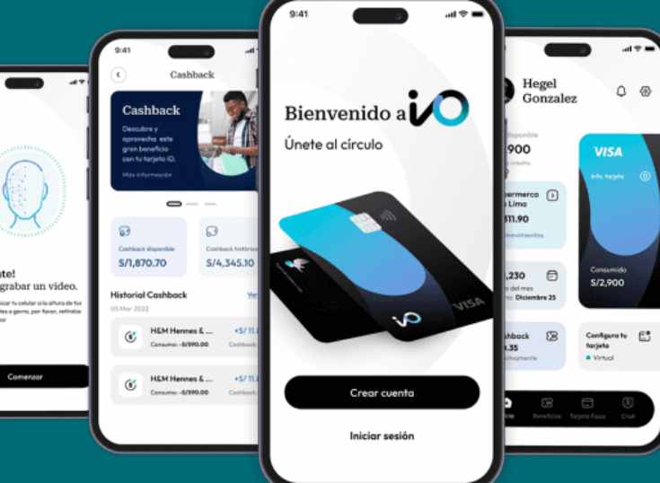 iO primer neobanco en Per contar con tarjeta Visa digital