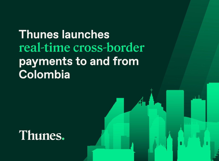 Thunes conecta su red global con Bre-B y habilita pagos instantáneos transfronterizos en Colombia