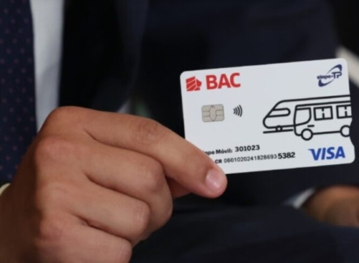 BAC y Visa lanzan la Tarjeta Monedero Sinpe-TP para el pago del transporte público en Costa Rica