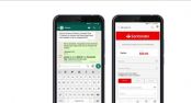 Banco Santander Mxico anuncia transferencias por WhatsApp